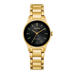 Citizen Goldene Edelstahl-Dresswatch