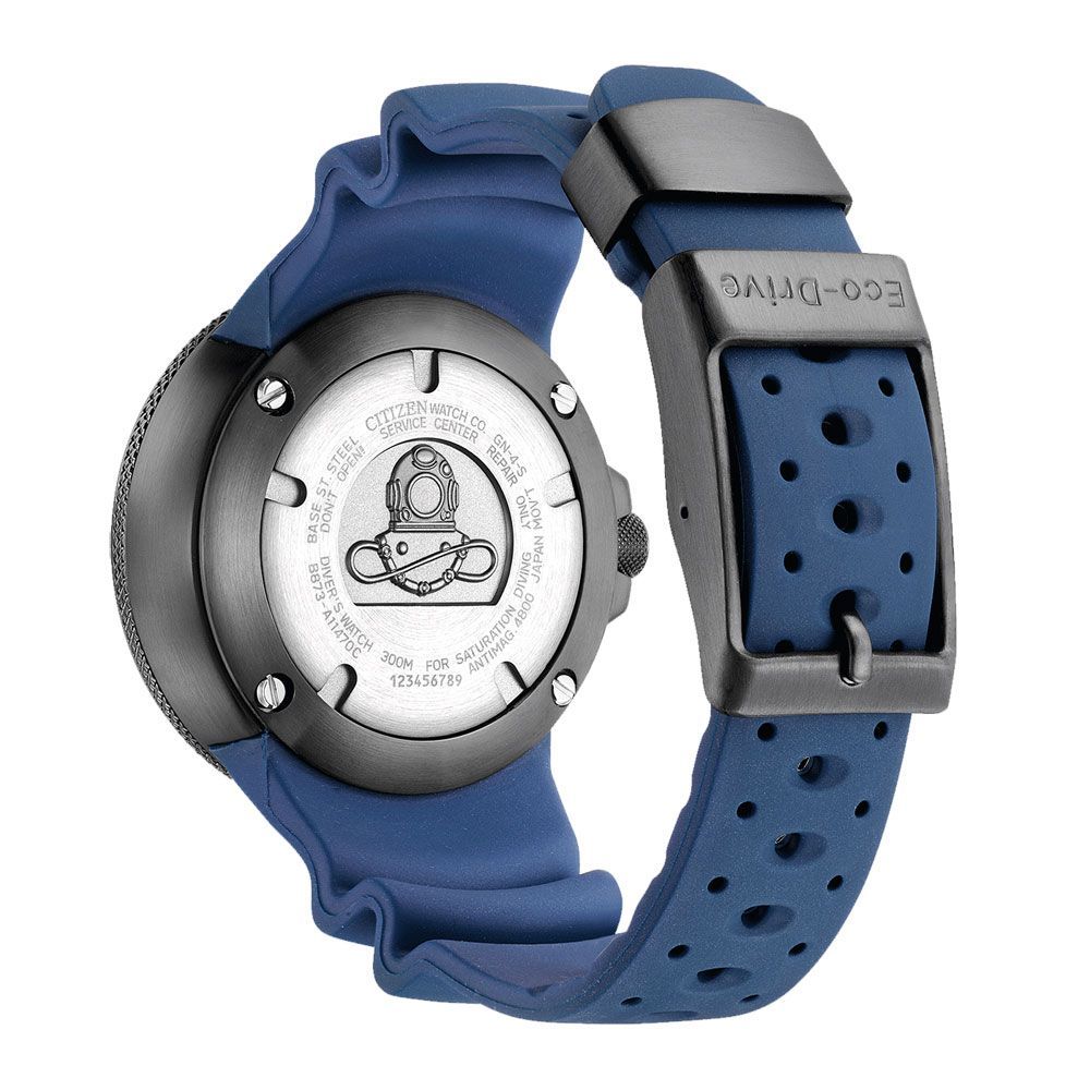 Citizen Blue Gummi Sportuhr