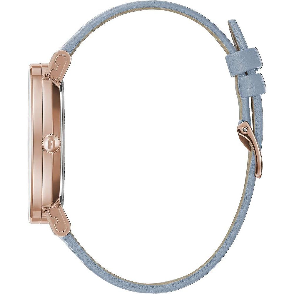 Furla Blaue Lederarmbanduhr