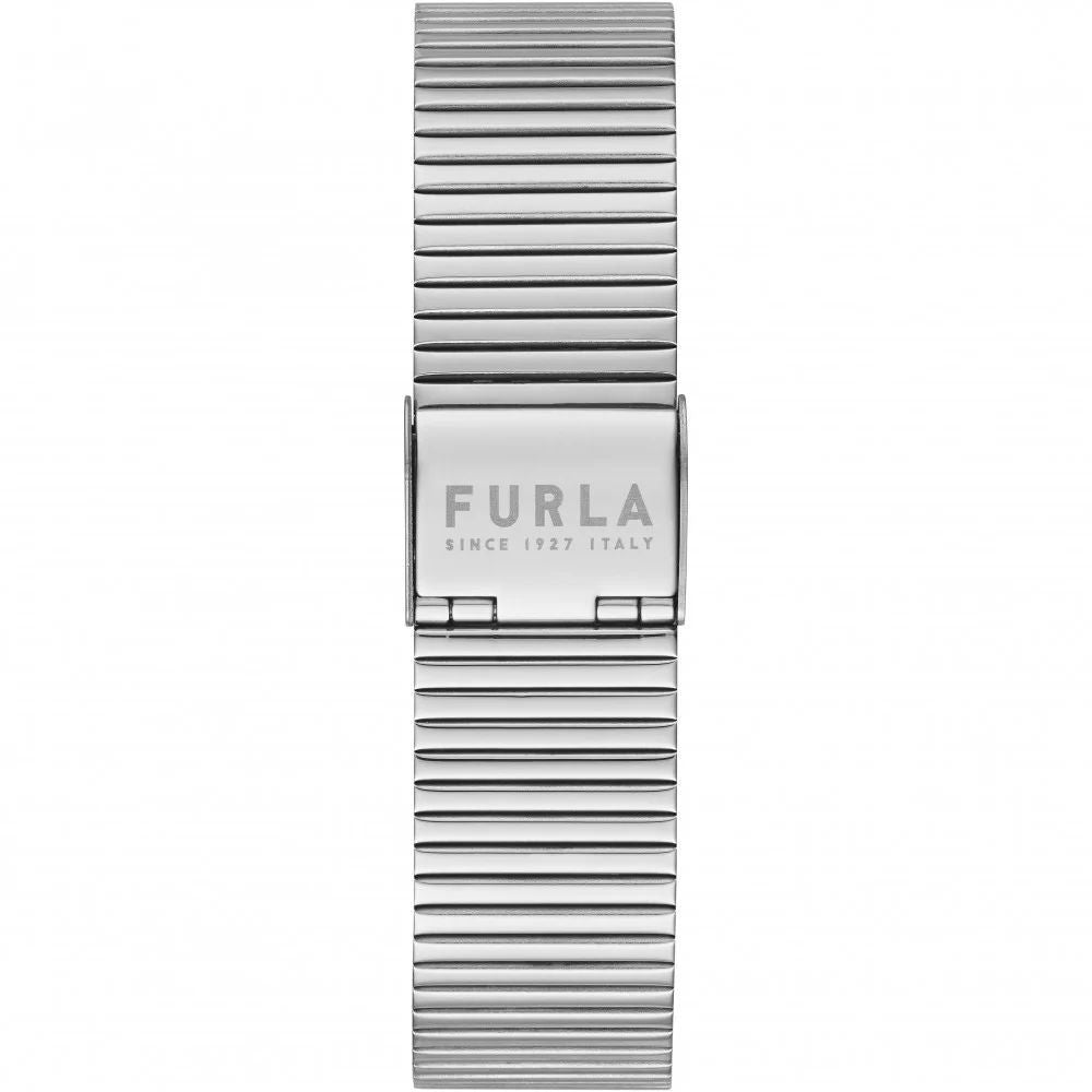 Furla Damenarmbanduhr aus grauem Edelstahl