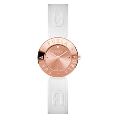 Furla Wit Leren Dameshorloge
