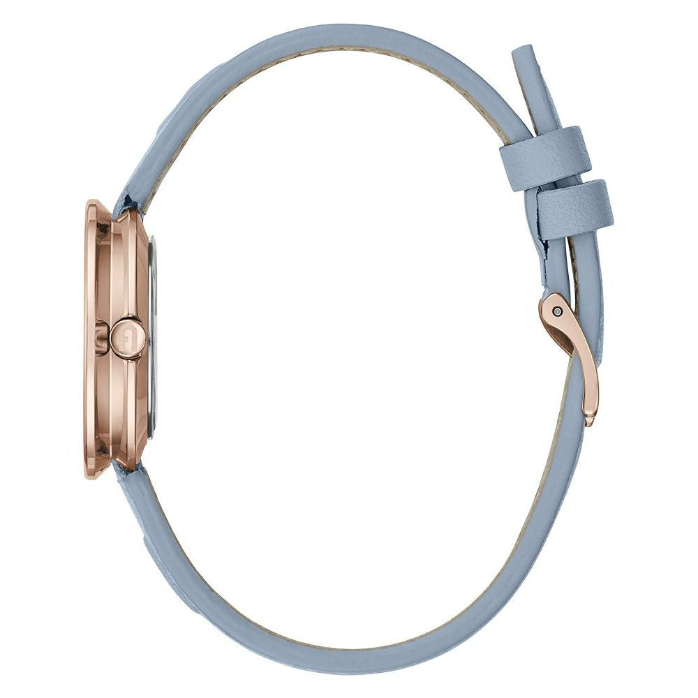 Furla Blauw Lederen Dameshorloge