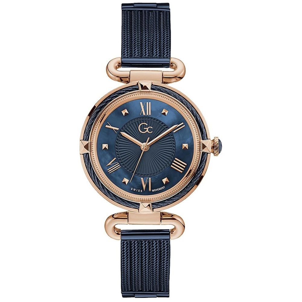 GC Blue Edelstahl Armbanduhr