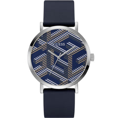 Guess Blue Synthetic Dress Watch