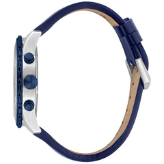Just Cavalli blauw lederen dameshorloge