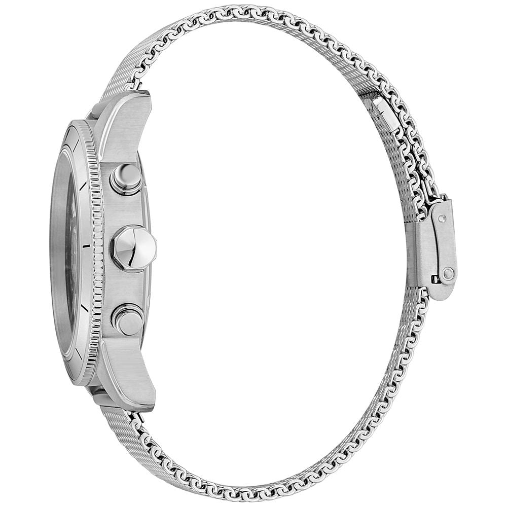 Just Cavalli Grau Edelstahl Armbanduhr