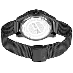 Just Cavalli zwart roestvrijstalen armbandhorloge