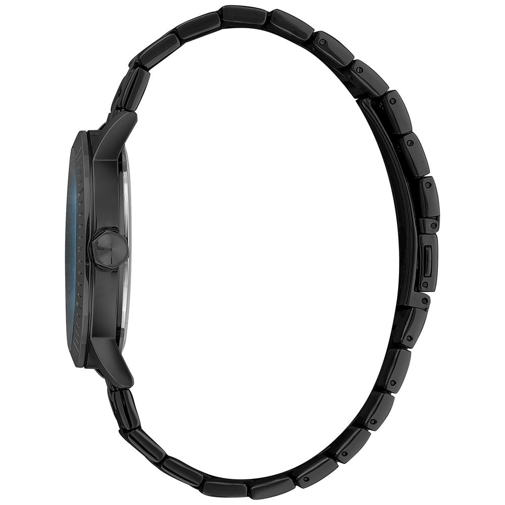 Just Cavalli Schwarze Edelstahl-Dresswatch