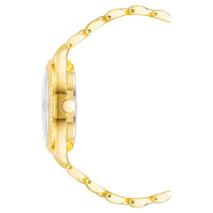 Nine West Gold Metal Dress Watch