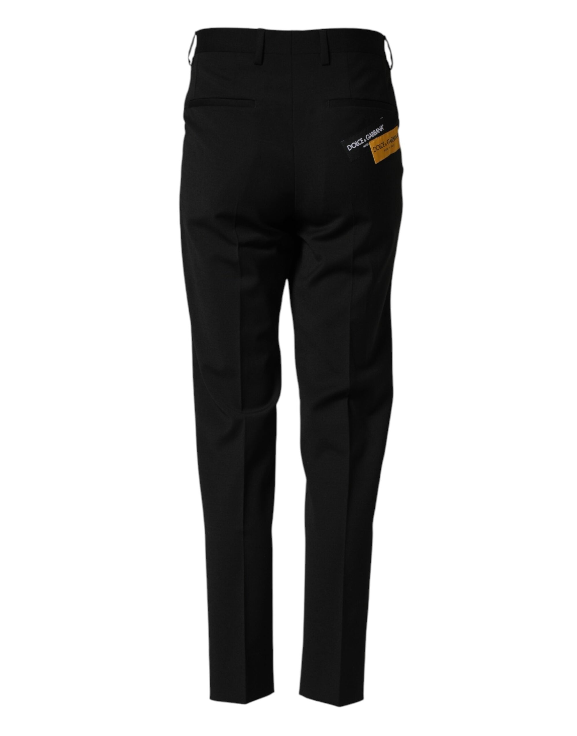 Dolce & Gabbana Schwarze Anzughose aus Wolle für Herren