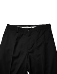 Dolce & Gabbana Schwarze Anzughose aus Wolle für Herren