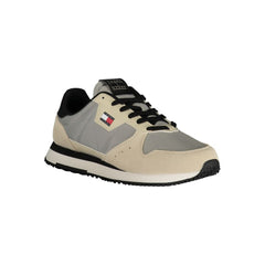 Tommy Hilfiger Grigio Leder Herren-Sneaker