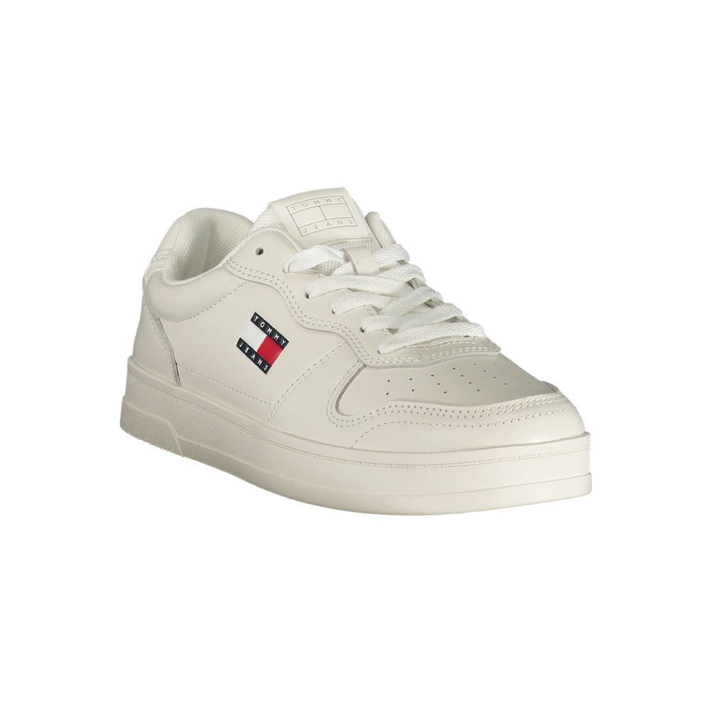 Tommy Hilfiger Bianco Polyurethan Damen Sneaker