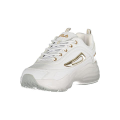 Fila White Polyester Women Sneaker