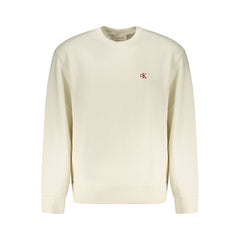 Calvin Klein White Cotton Sweatshirt