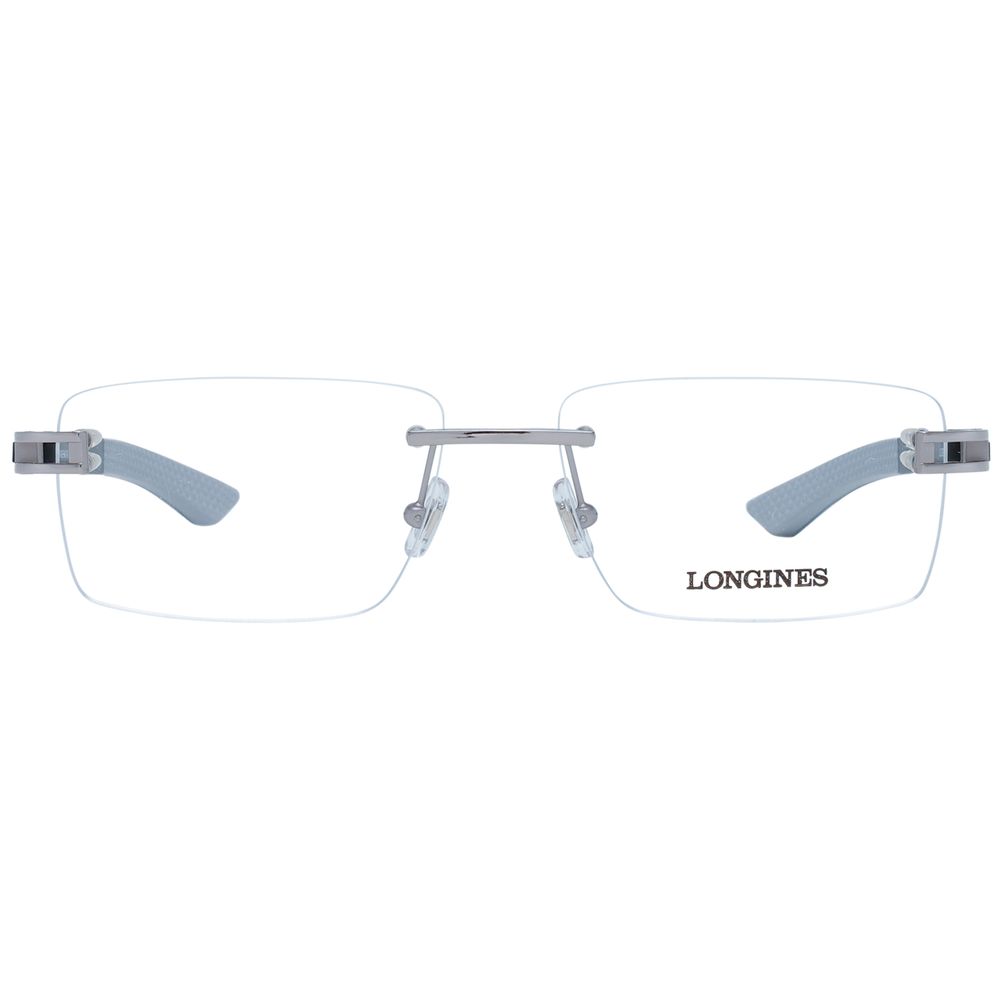 Longines Brille aus grauem Metall (Fassungen)