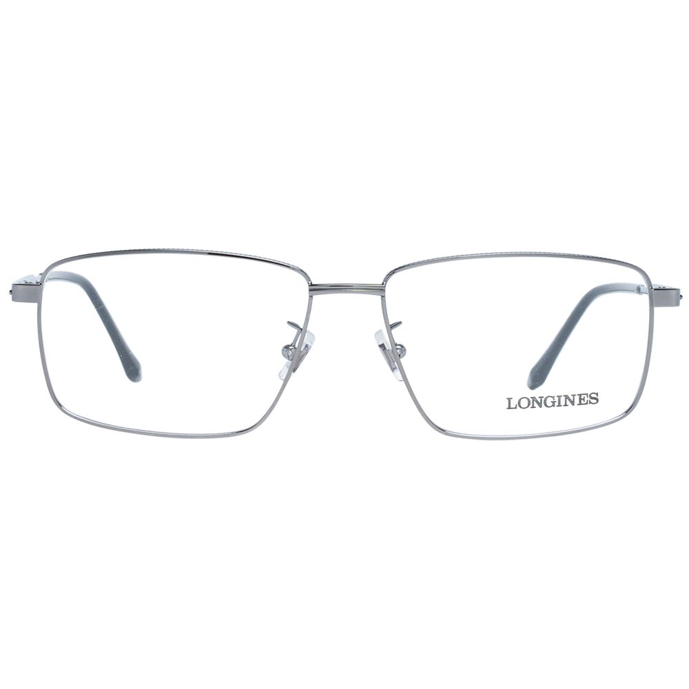 Longines Grijze Metalen Bril (Montuur)