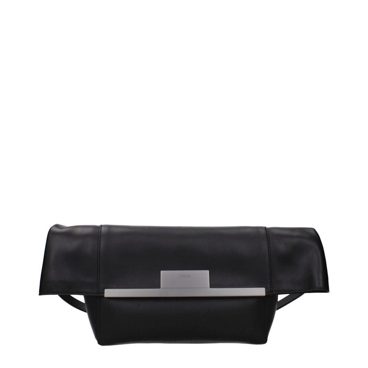 Max Mara Umhängetasche aus schwarzem Leder