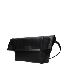Max Mara Umhängetasche aus schwarzem Leder