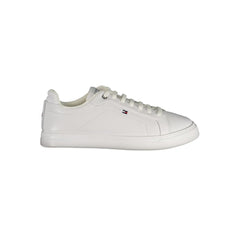Tommy Hilfiger Weiße Polyurethan Herren-Sneaker