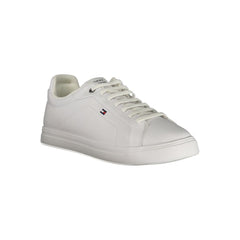 Tommy Hilfiger Weiße Polyurethan Herren-Sneaker