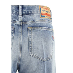Diesel Blauwe Katoenen Bootcut Jeans