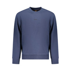 Hugo Boss Blue Cotton Men's Sweatshirt