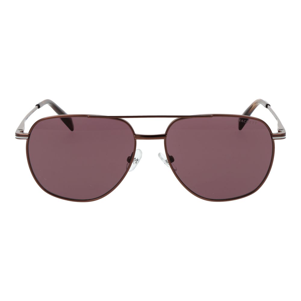 Hackett Bruin Metalen Zonnebril