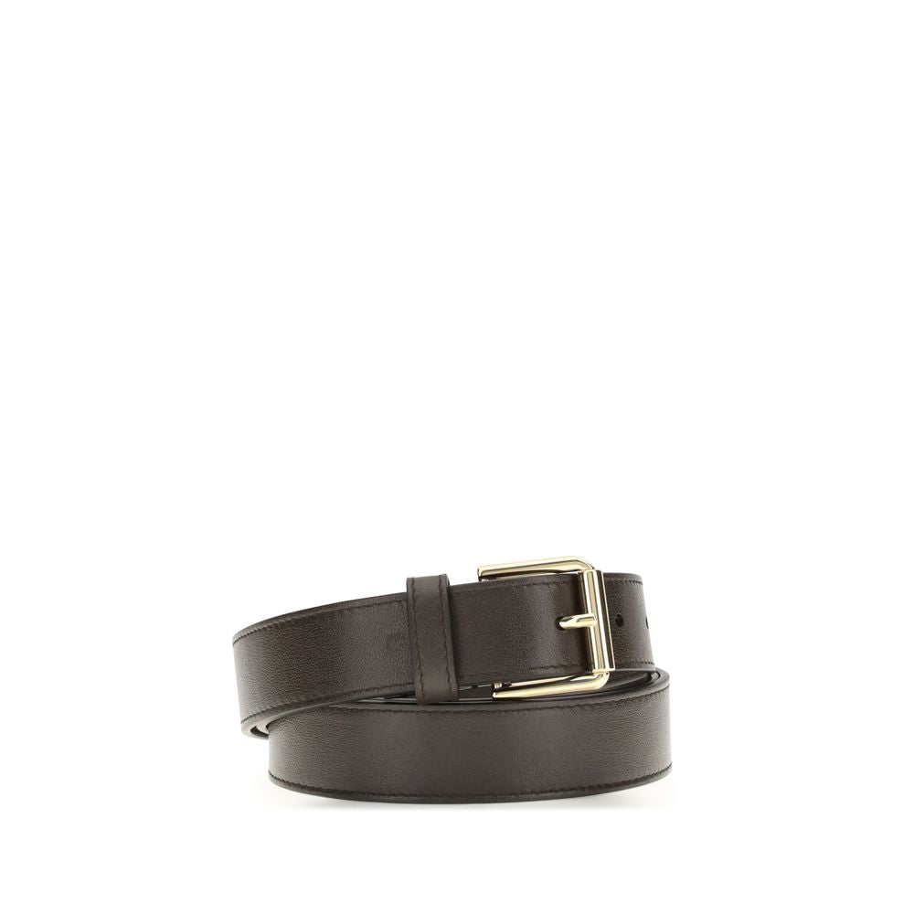 Givenchy Brauner Kalbsleder Bos Taurus Gürtel