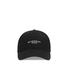 Givenchy Zwarte Katoenen Pet (Baseballpet)