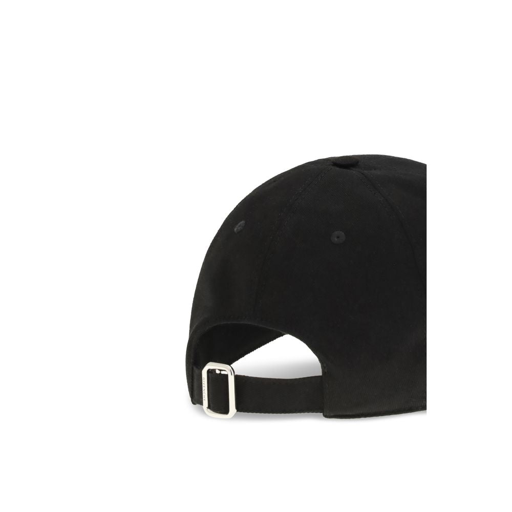 Givenchy Zwarte Katoenen Pet (Baseballpet)