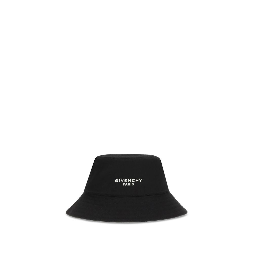 Givenchy Zwarte Katoenen Bucket Hat