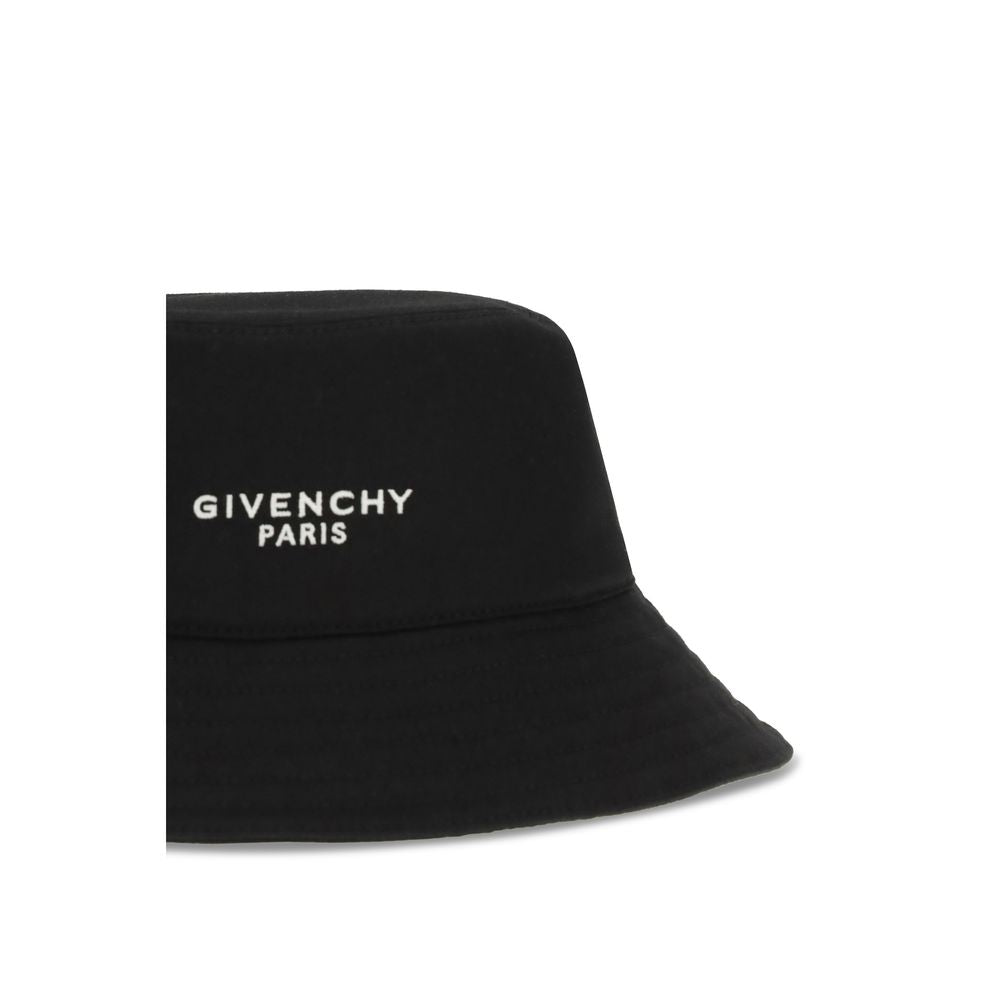 Givenchy Zwarte Katoenen Bucket Hat