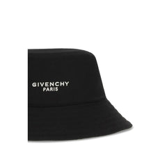 Givenchy Zwarte Katoenen Bucket Hat
