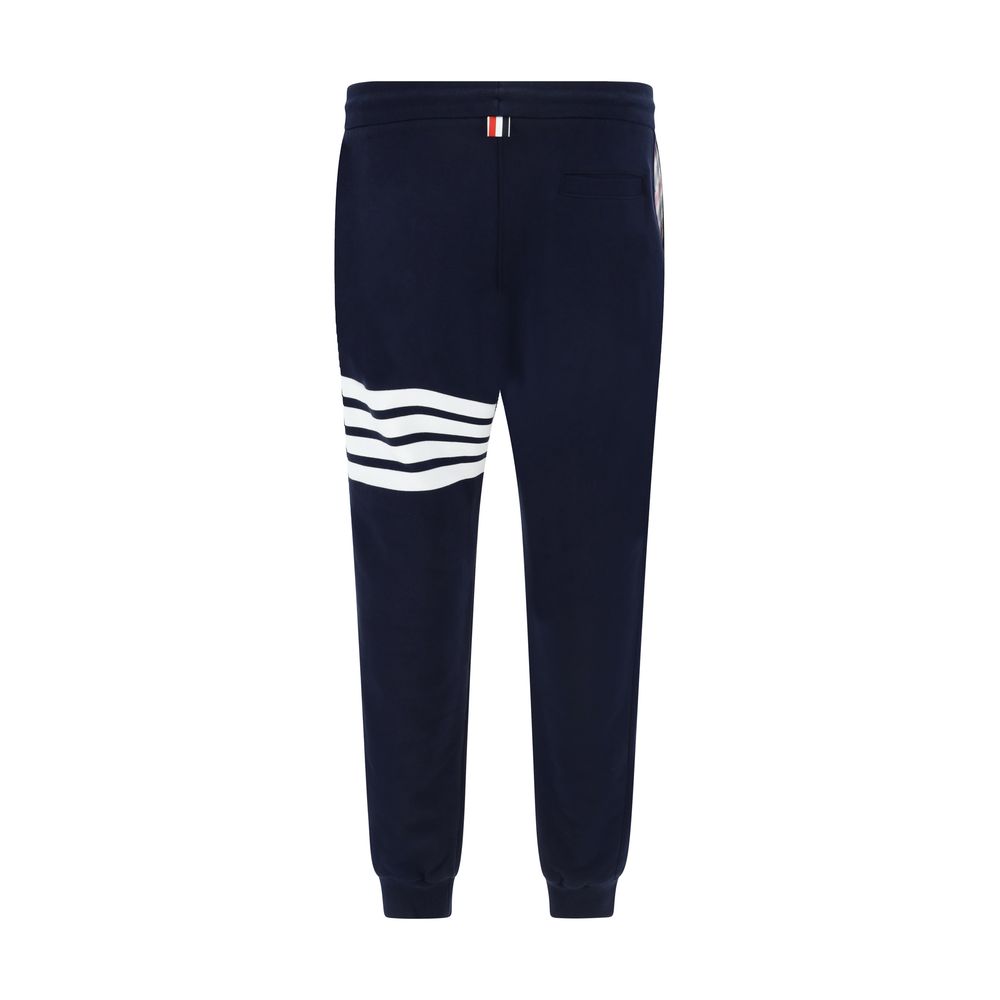 Thom Browne Blauwe Katoenen Casual Broek