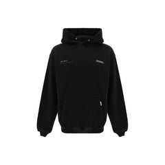 Schwarzes Baumwoll-Sweatshirt mit Represent-Logo
