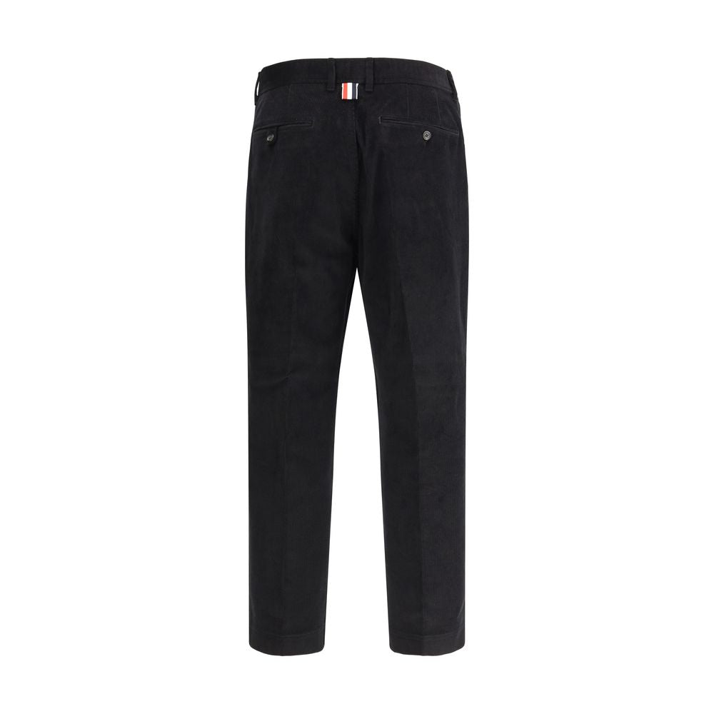 Thom Browne Zwarte Katoenen Chinobroek