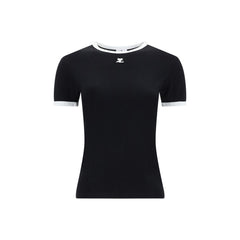 Courrèges Zwart Katoenen T-shirt