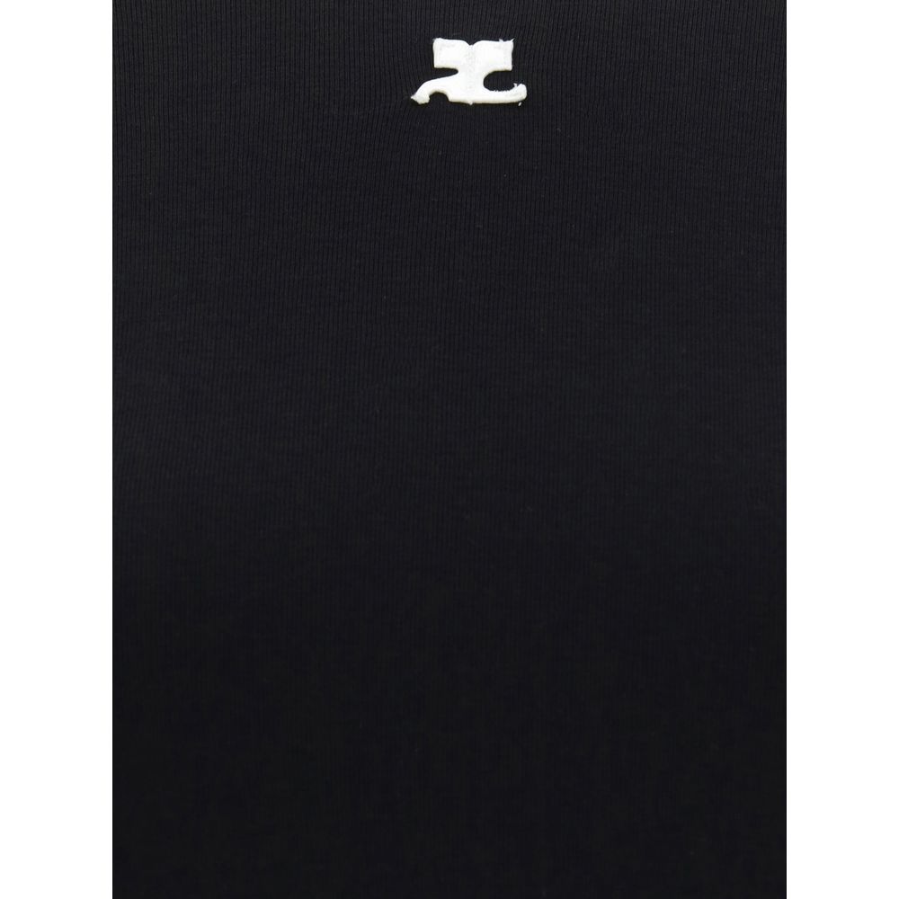 Courrèges Zwart Katoenen T-shirt