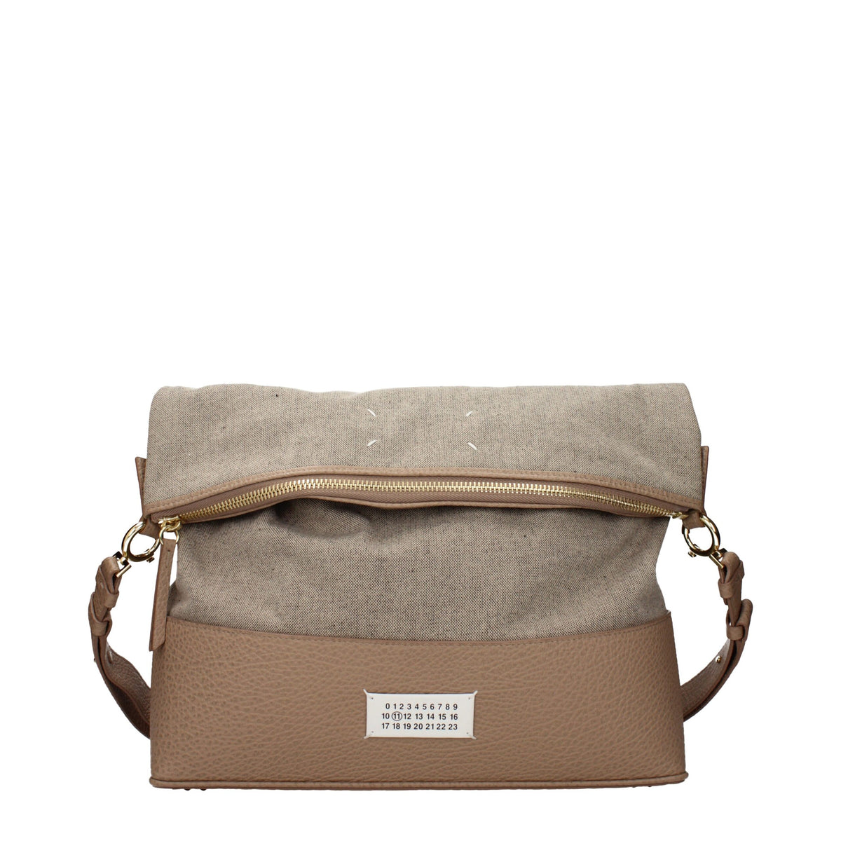 Maison Margiela Beige Stoff-Umhängetasche