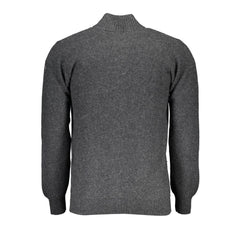 North Sails Grigio Wool Men Cardigan