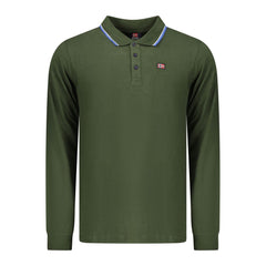 Noorwegen 1963 Verde Katoen Herenpolo