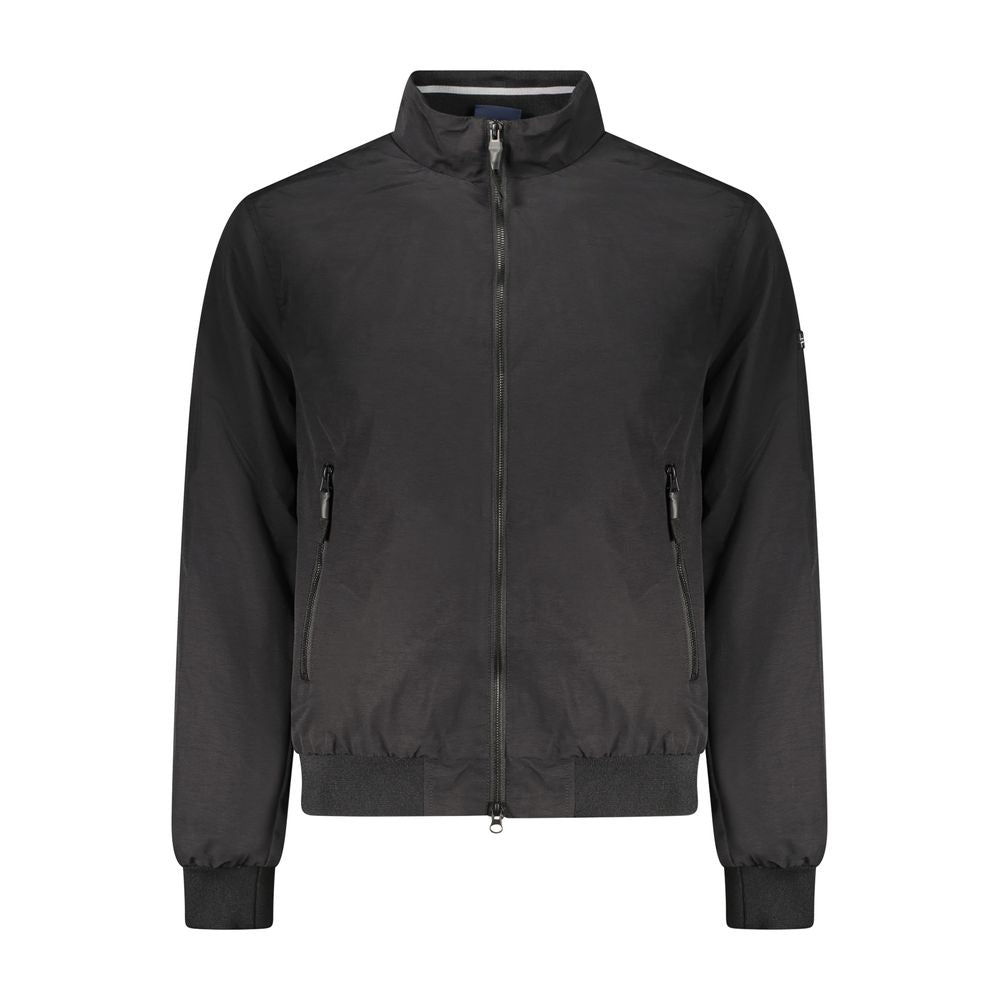 Norwegen 1963 Schwarze Baumwoll-Herrenjacke