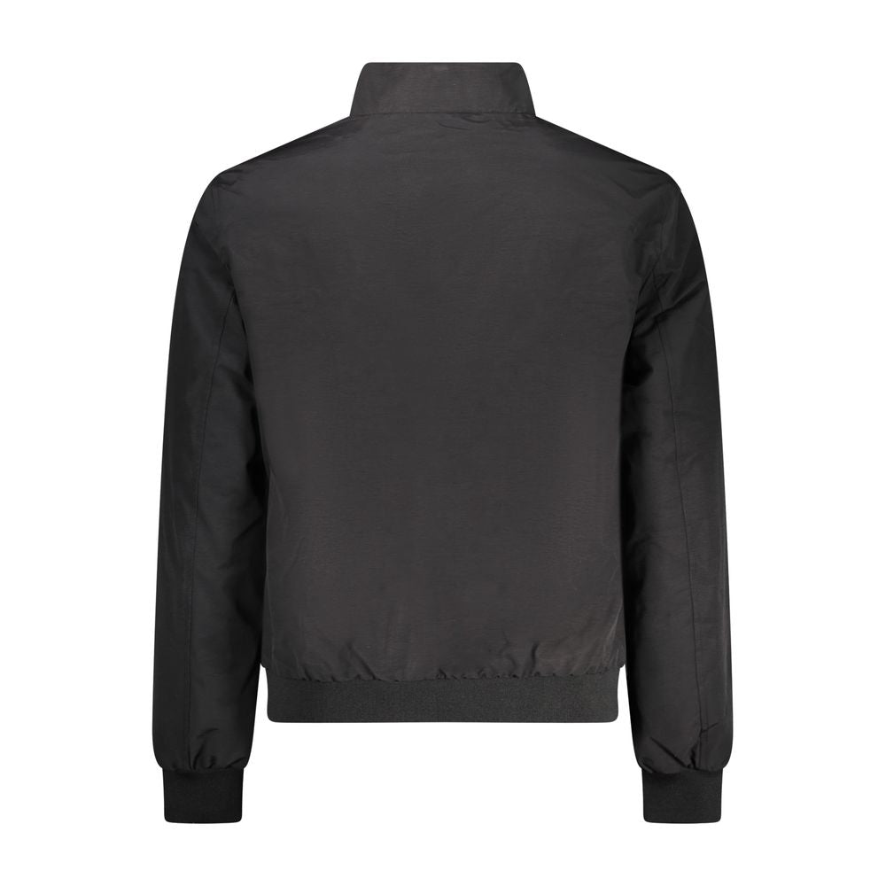 Norwegen 1963 Schwarze Baumwoll-Herrenjacke
