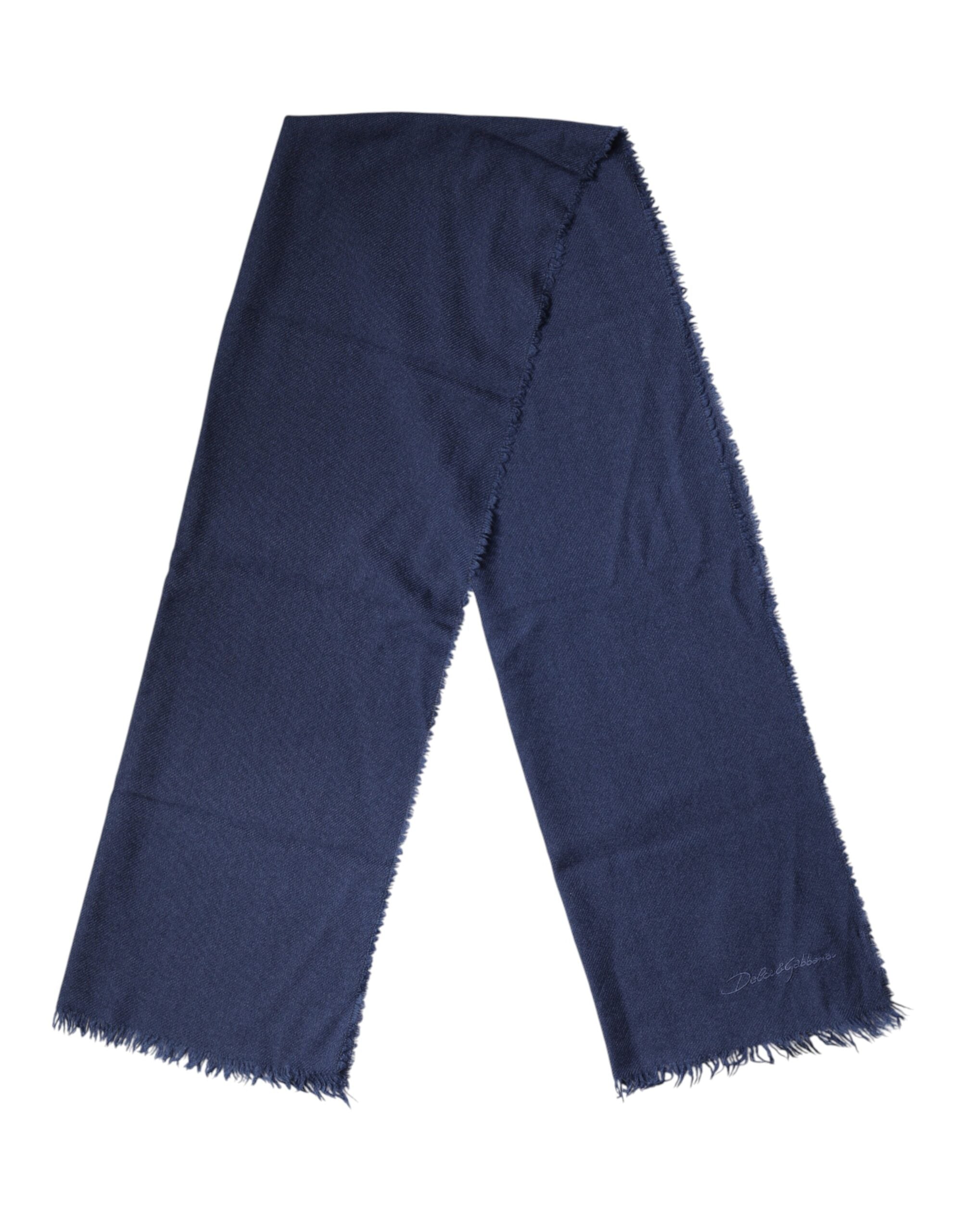 Dolce & Gabbana Schal Blau Kaschmir Halstuch Stola Herren