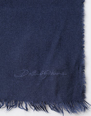Dolce & Gabbana Schal Blau Kaschmir Halstuch Stola Herren