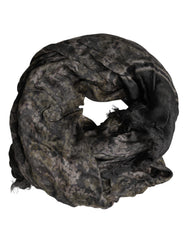 Dolce & Gabbana Bruine Camouflage Modal Heren Sjaal