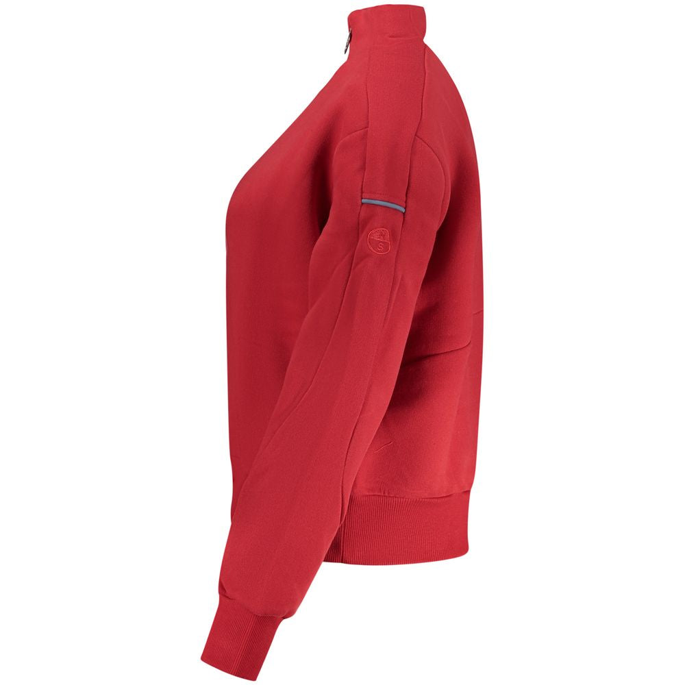 North Sails Damen Sweatshirt aus roter Baumwolle