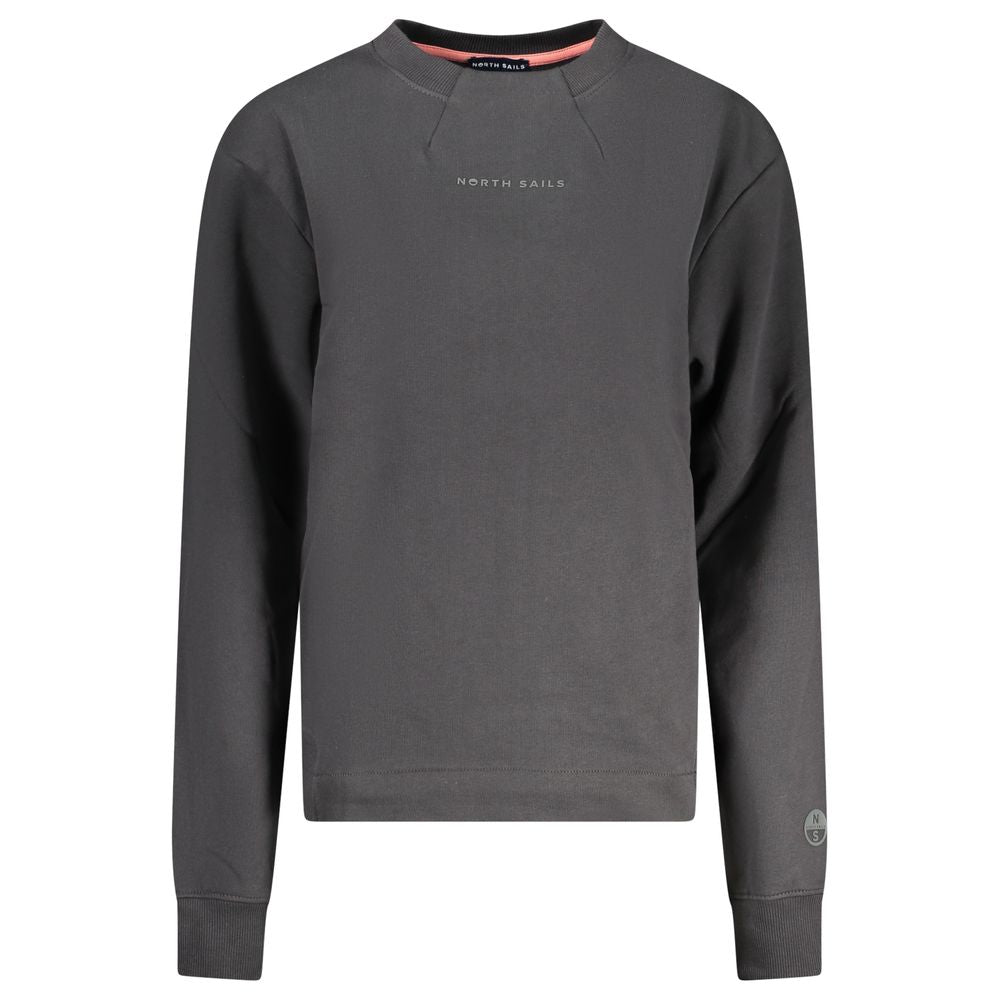 North Sails Damen Sweatshirt aus Baumwolle in Schwarz