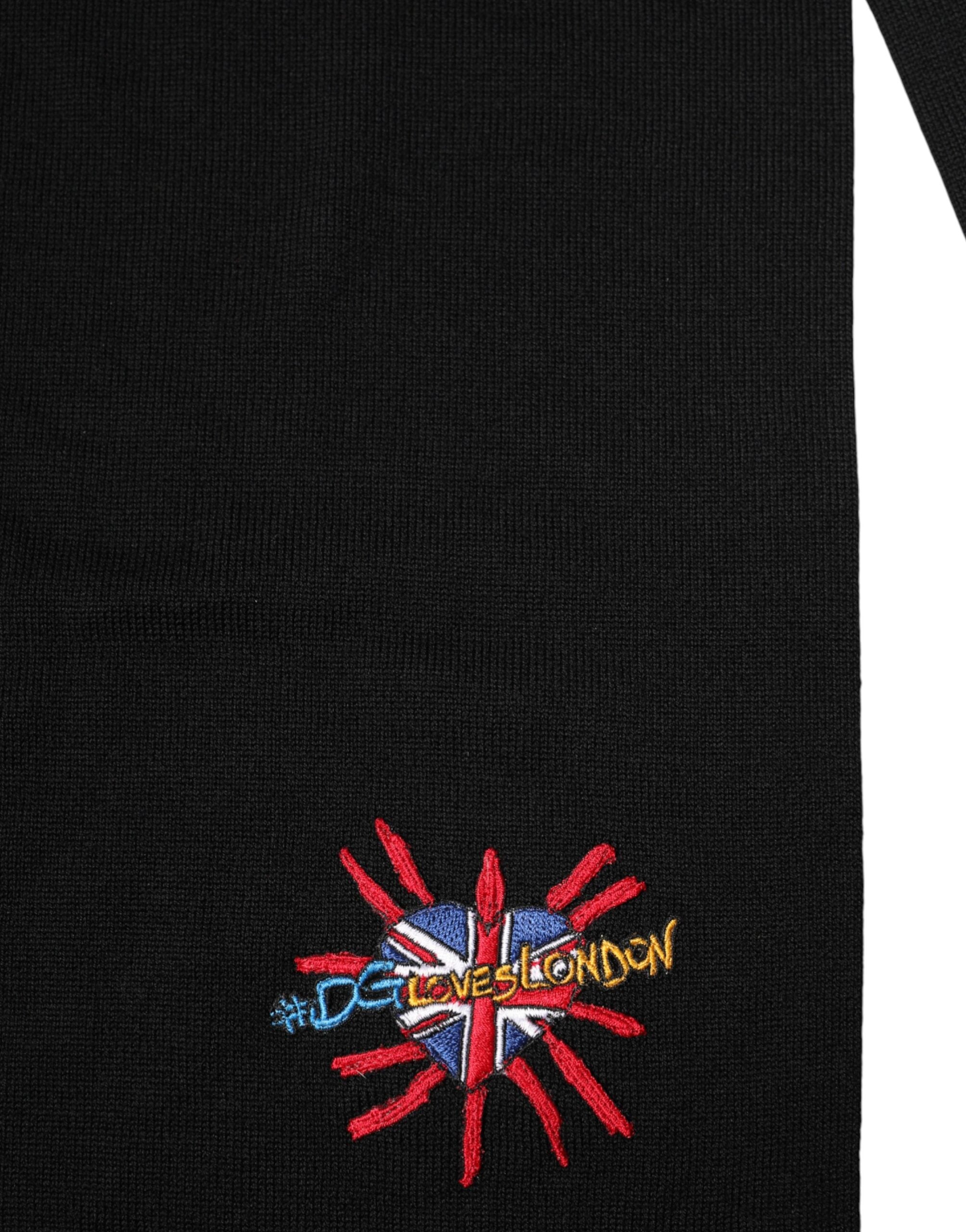 Dolce & Gabbana Blauer Wollschal DG Loves London